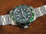Rolex GMT-Master II Stainless Steel Green Face Green Bezel Mens Watch